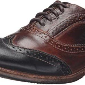 Bed Stu Women's Lita Oxford Teak/Black Rustic Rust